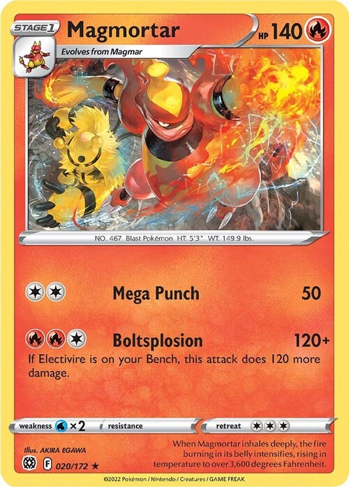Magmortar [Mega Punch | Boltsplosion] Card Front