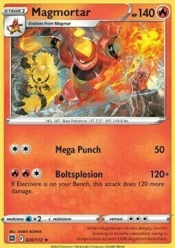 Magmortar [Mega Punch | Boltsplosion] Card Front