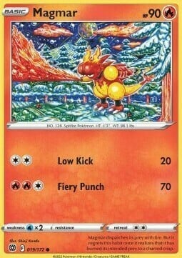 Magmar [Low Kick | Fiery Punch] Card Front