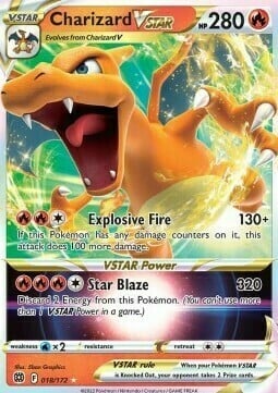 Charizard V-ASTRO [Explosive Fire | Star Blaze] Frente