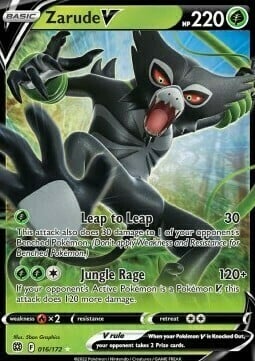 Zarude V Card Front