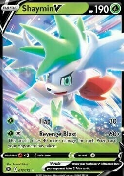 Shaymin V [Flap | Revenge Blast] Card Front