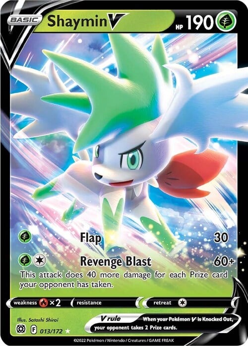 Shaymin V Card Front