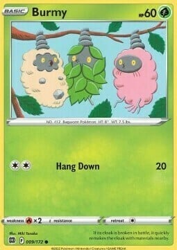 Burmy [Hang Down | BRS] Card Front