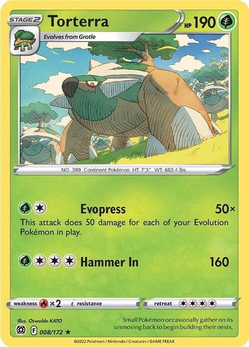 Torterra [Evopress | Hammer In] Card Front