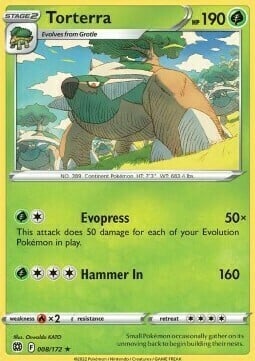 Torterra [Evopress | Hammer In] Card Front