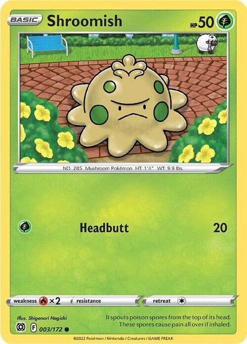 Shroomish Card Front