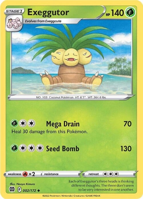 Exeggutor Card Front