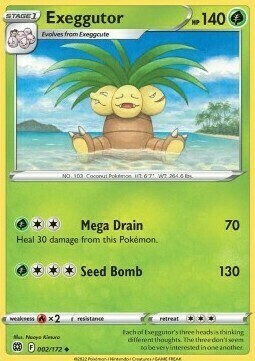 Exeggutor Card Front