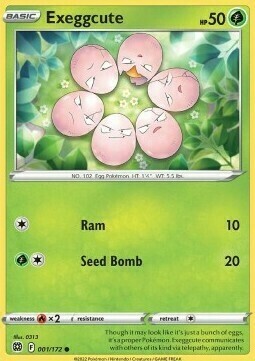 Exeggcute Card Front