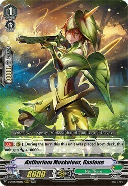 Anthurium Musketeer, Gastone Card Front