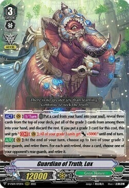 Guardian of Truth, Lox Card Front