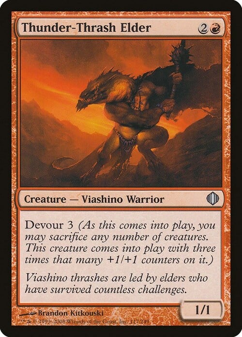 Thunder-Thrash Elder Card Front