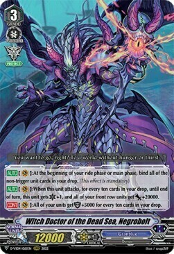 Witch Doctor of the Dead Sea, Negrobolt [V Format] Card Front