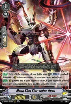 Mana Shot Star-vader, Neon [V Format] Card Front
