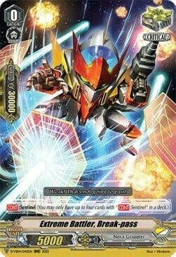 Extreme Battler, Break-pass [V Format] Card Front