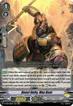 Beast Deity, Max Beat [V Format] Card Front
