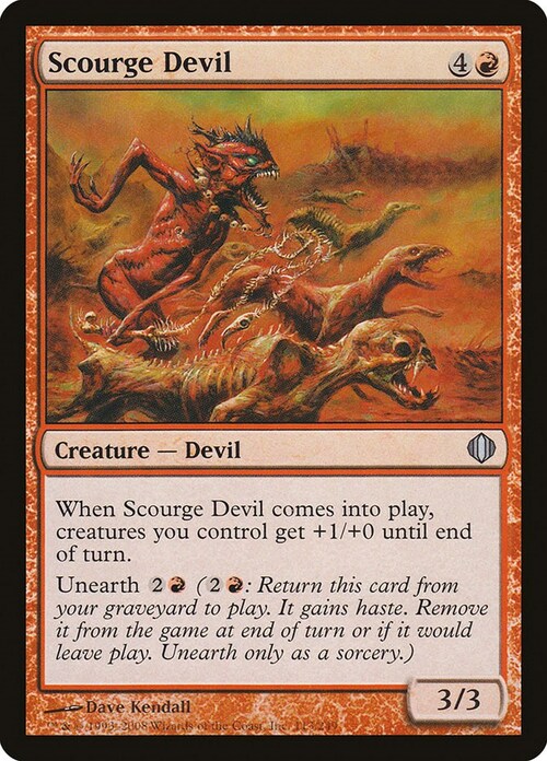 Scourge Devil Card Front