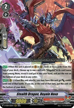 Stealth Dragon, Royale Nova Card Front