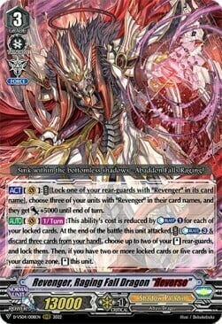 Revenger, Raging Fall Dragon "Яeverse" Card Front
