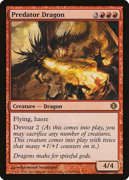 Predator Dragon Card Front