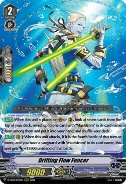 Drifting Flow Fencer Card Front
