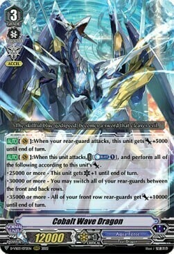 Cobalt Wave Dragon Card Front