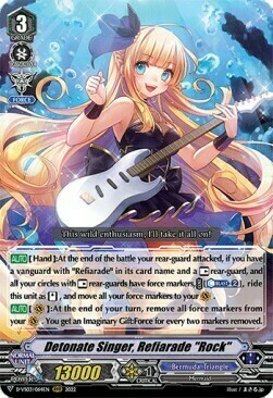 Detonate Singer, Refiarade "Rock" [V Format] Card Front