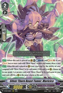 Silver Thorn Beast Tamer, Maricica [V Format] Card Front