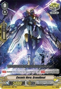 Cosmic Hero, Grandbeat Card Front