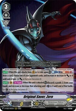 Original Saver, Zero Card Front