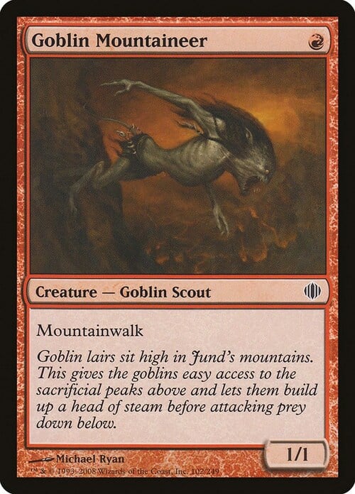 Goblin di Montagna Card Front