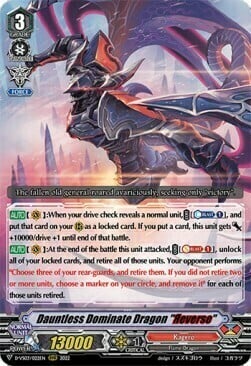 Dauntless Dominate Dragon "Яeverse" Card Front