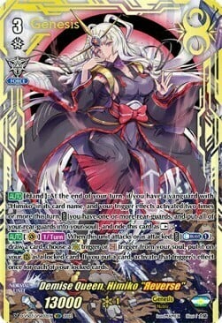 Demise Queen, Himiko "Яeverse" [V Format] Card Front