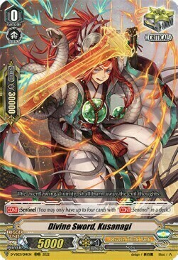 Divine Sword, Kusanagi Card Front