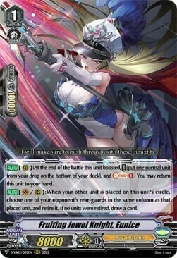 Fruiting Jewel Knight, Eunice [V Format] Card Front