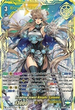 Leading Jewel Knight, Salome [V Format] Card Front
