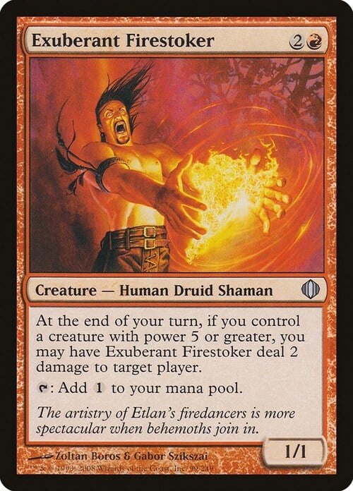 Exuberant Firestoker Card Front