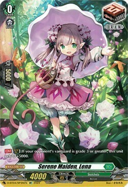 Serene Maiden, Lena Card Front