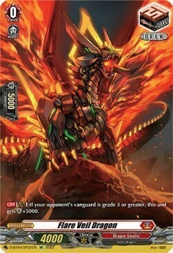 Flare Veil Dragon Card Front