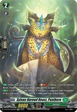Sylvan Horned Beast, Panthero Card Front