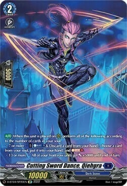 Cutting Sword Dance, Qiehgra [D Format] Card Front