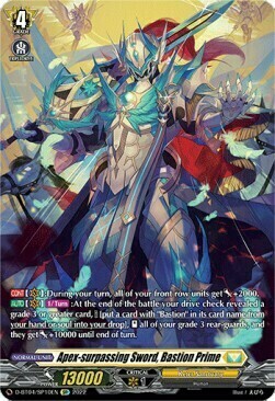 Apex-surpassing Sword, Bastion Prime Card Front