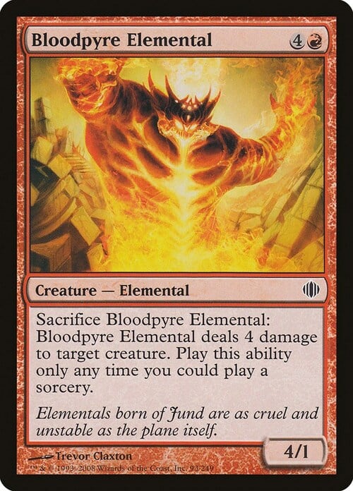 Bloodpyre Elemental Card Front