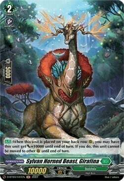 Sylvan Horned Beast, Girafina Card Front
