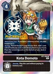 Kota Domoto · Pre-Release Stamped BT7-090pr