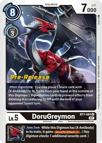 DoruGreymon Card Front