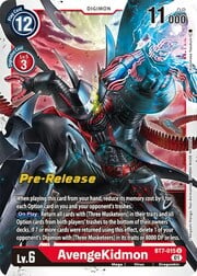 AvengeKidmon · Pre-Release Stamped BT7-015pr
