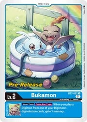 Bukamon · Pre-Release Stamped BT7-002pr
