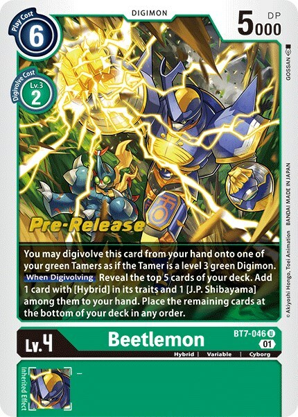 Beetlemon Card Front